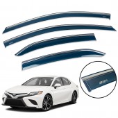 Дефлектор вікна для Toyota Camry V70 2017+ Sedan з нерж. хром полоскою